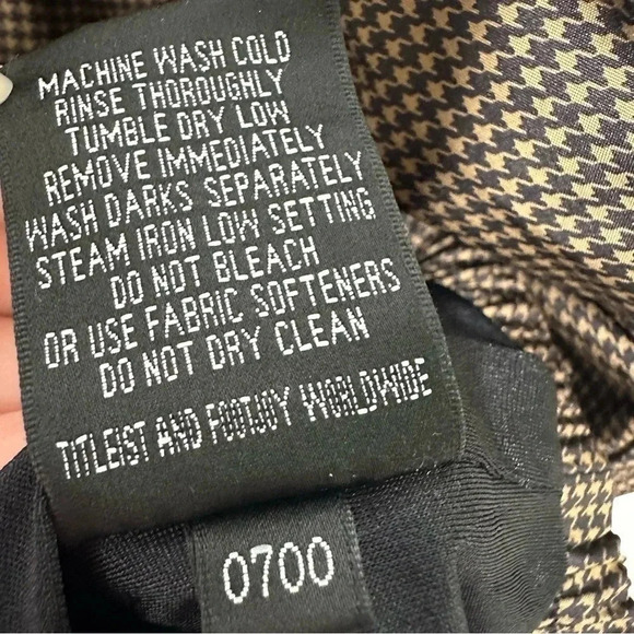 FJ FootJoy DryJoy Herringbone Half Zip Pullover Rain Golf Jacket Size Large - Picture 11 of 13